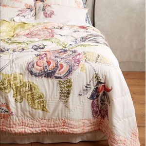 Anthropologie Quilt and Shams